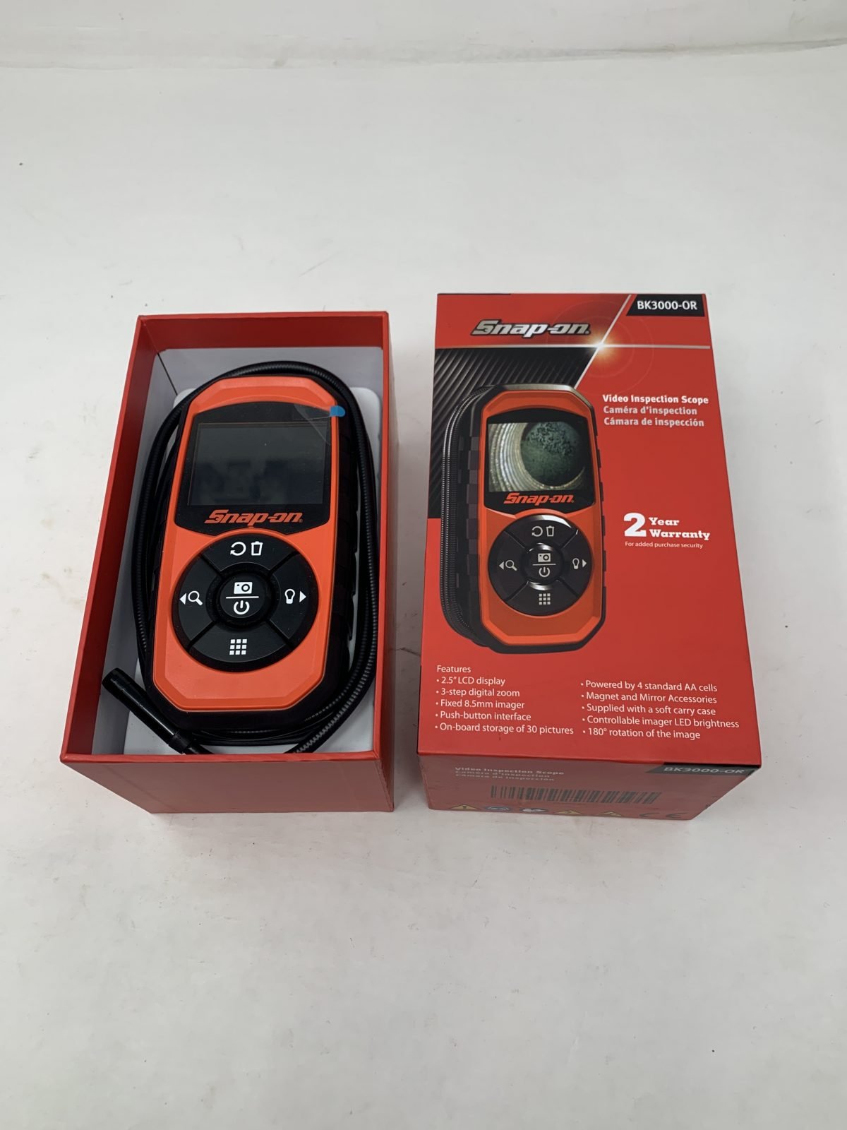 Lunette De Visée D'Inspection Vidéo Snap-on BK3000 - Occasion Bon État - Avec Étui
