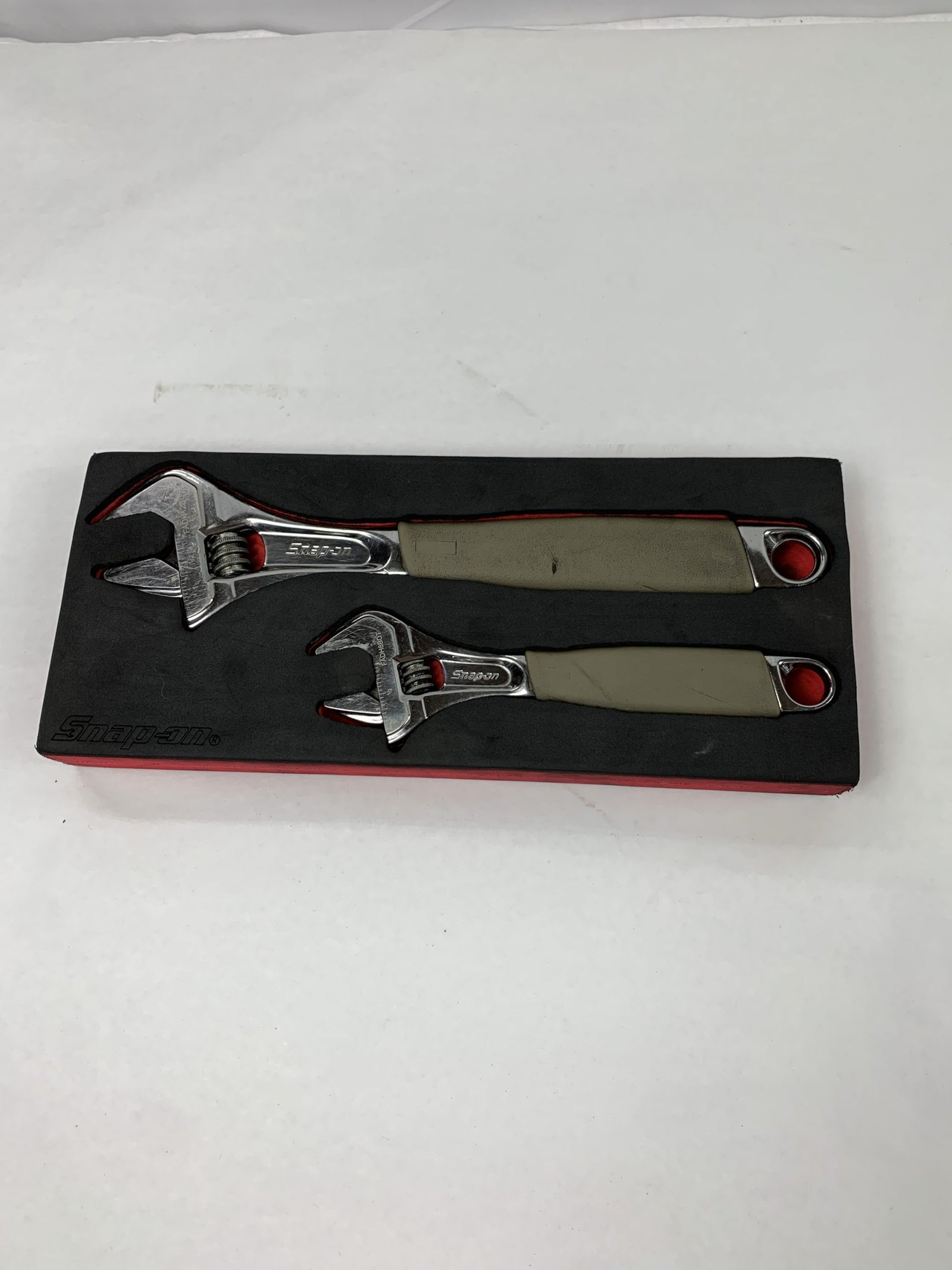 New Snap-on™ 8 12 Flank Drive Plus Adjustable Wrench Set Open End FADH702ATK2F | Australia
